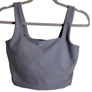 YPB by Abercrombie & Fitch Motion Squareneck Cropped Sport Tank Size M